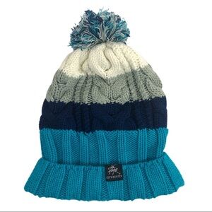 City Hunter Cable Knit Sweater Like Beanie